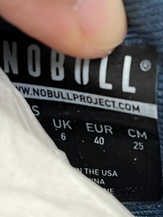 Nobull Dark Floral Gum Trainers Womens Size 8.5 Navy Blue Running Shoes Sneakers - Picture 9 of 10